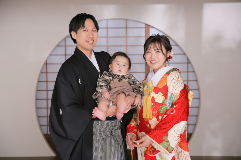 素敵な家族写真も
