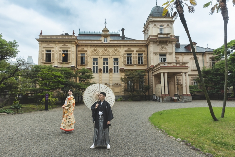 和装で！【旧岩崎邸ロケーション】