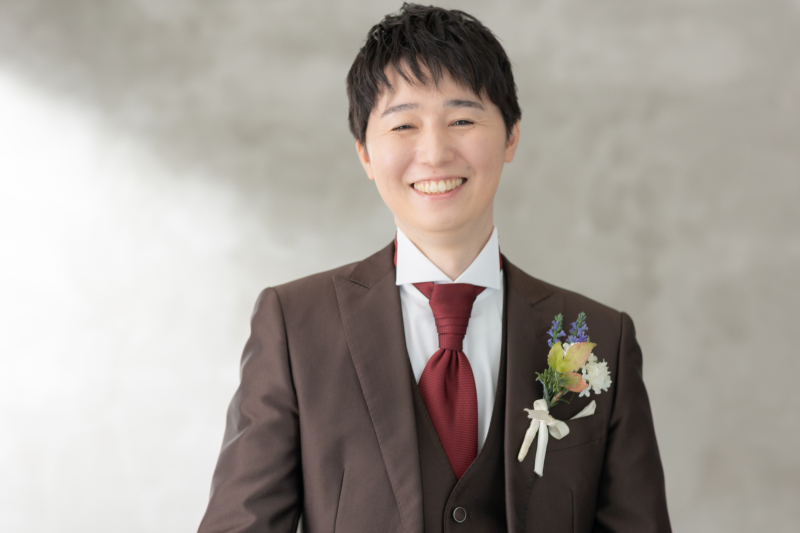 ご新郎様ソロショット