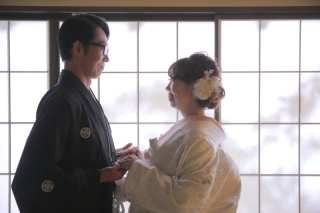 屋内庭園スタジオにて