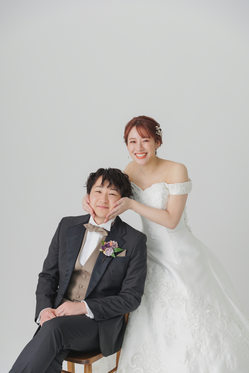 お二人にピッタリな背景で