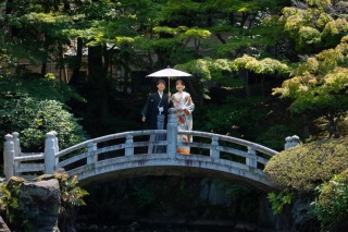 和装ロケーション　旧安田庭園
