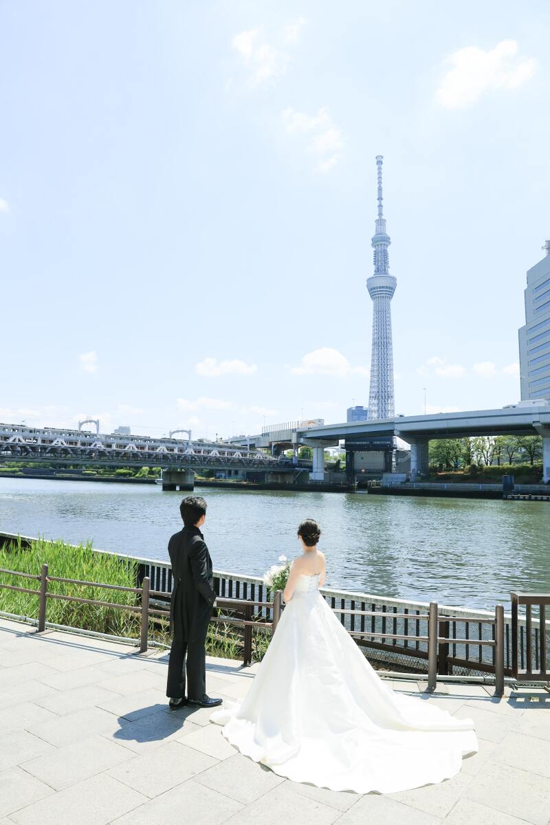 ②スカイツリーでの撮影　