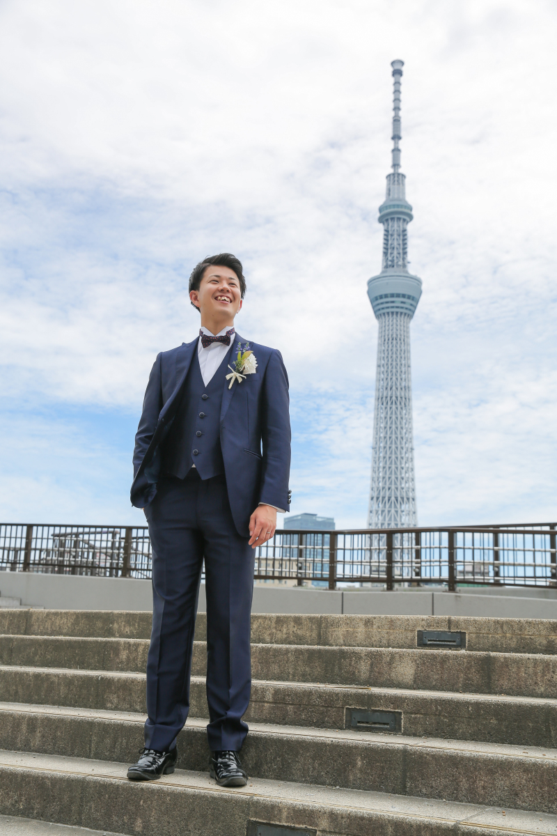 隅田川でスカイツリーと！