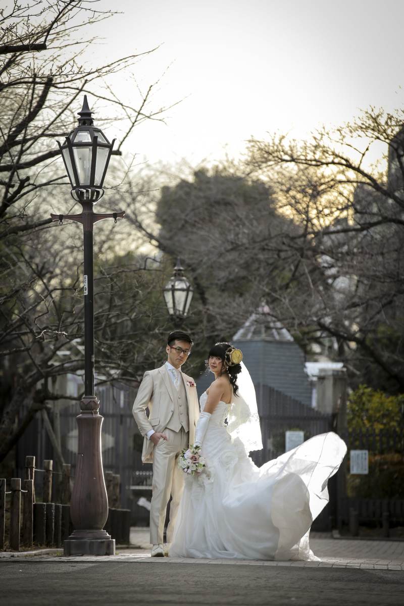 街灯を使って、かっこよく