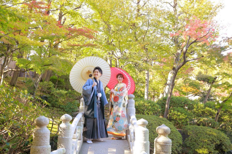 和装ロケーション〜旧安田庭園〜
