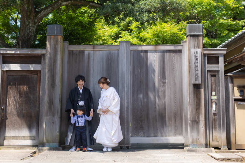 旧安田楠雄邸でご家族様と