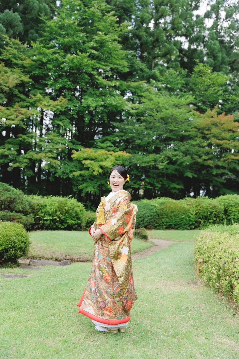 新婦様のソロカットも。