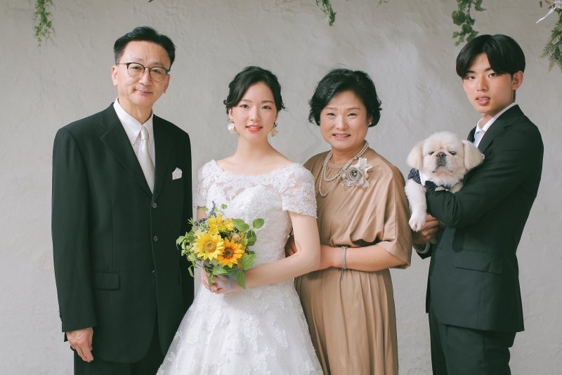 ご新婦様のご家族と