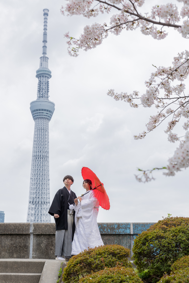 桜とスカイツリー