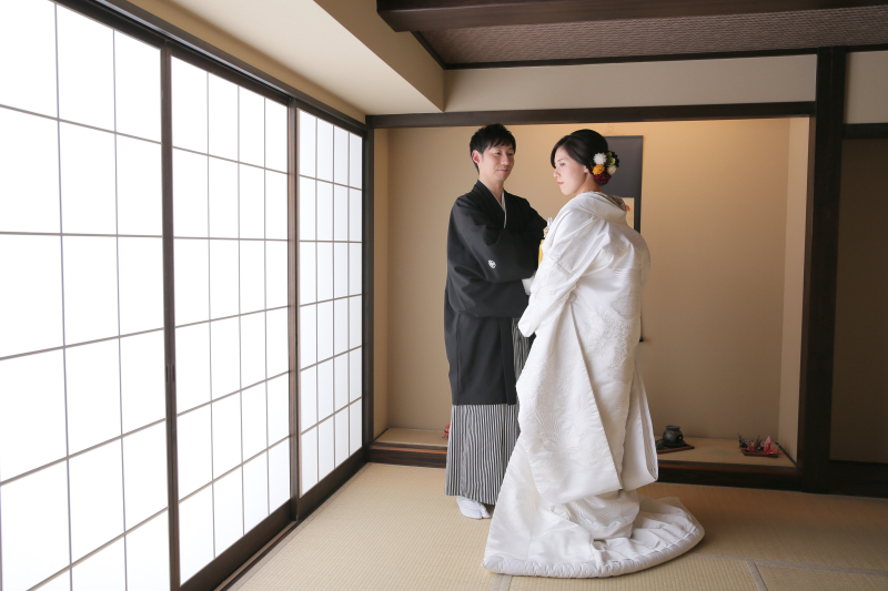 白無垢にチェンジ