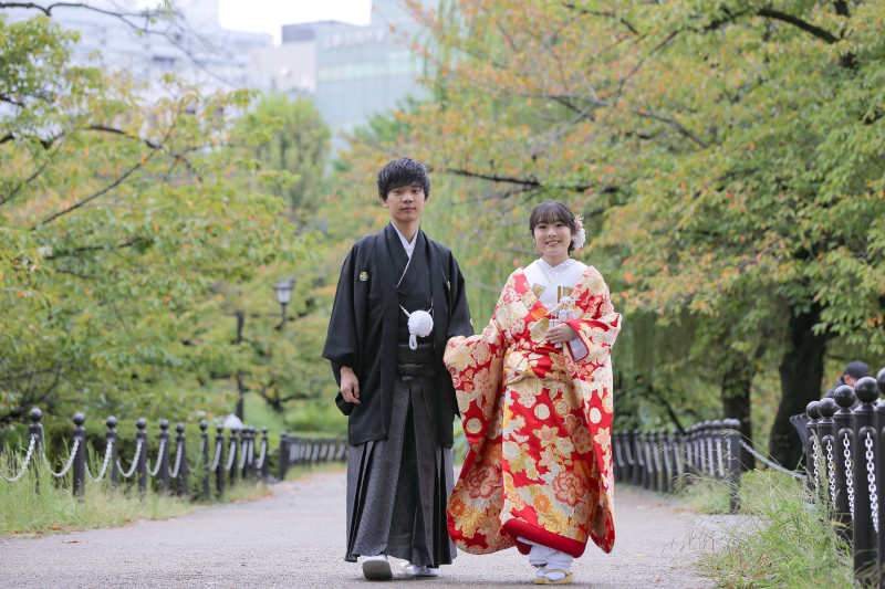 思い出の場所で和装ロケーション 3