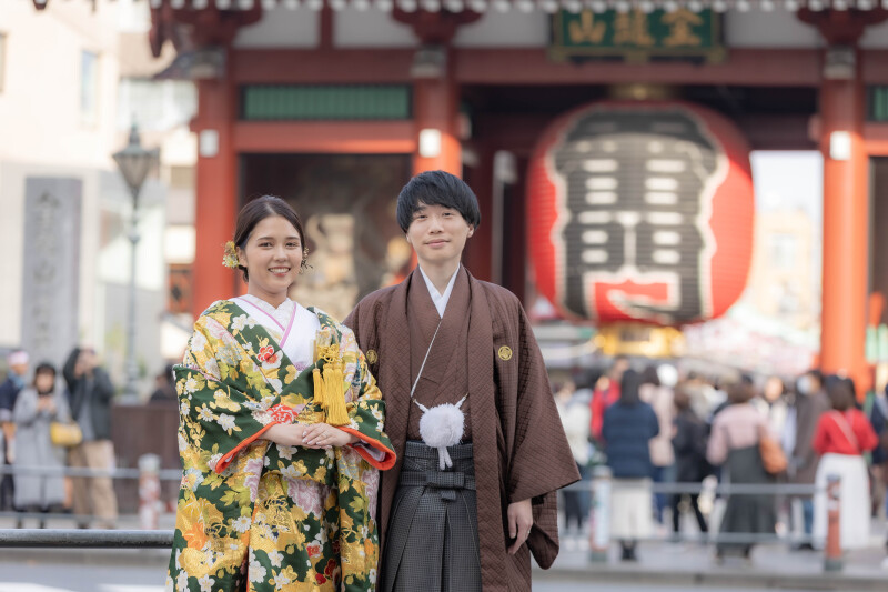 雷門と撮りましょう！