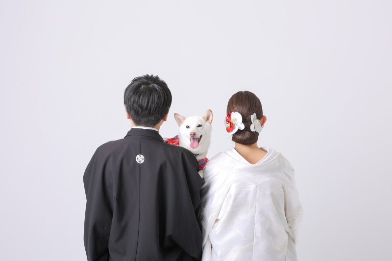 後ろ姿＋ワンッ！！