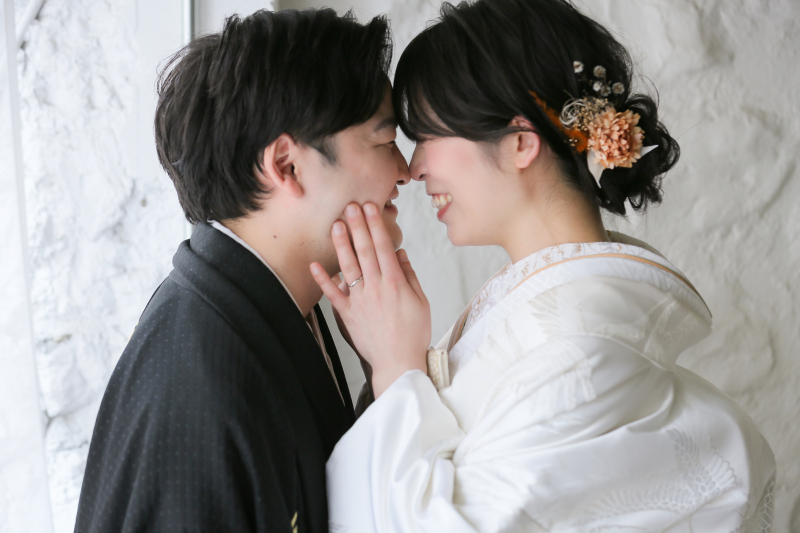 お鼻をくっつけて