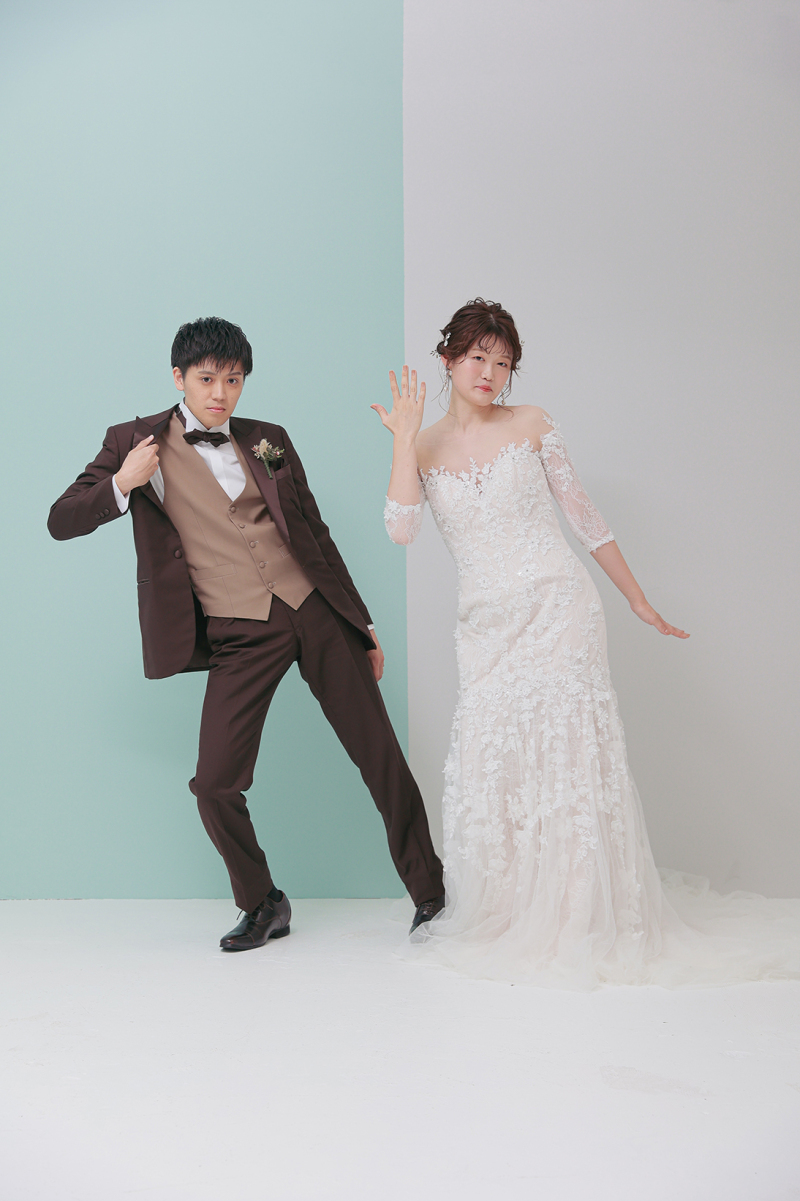 ツートーン背景