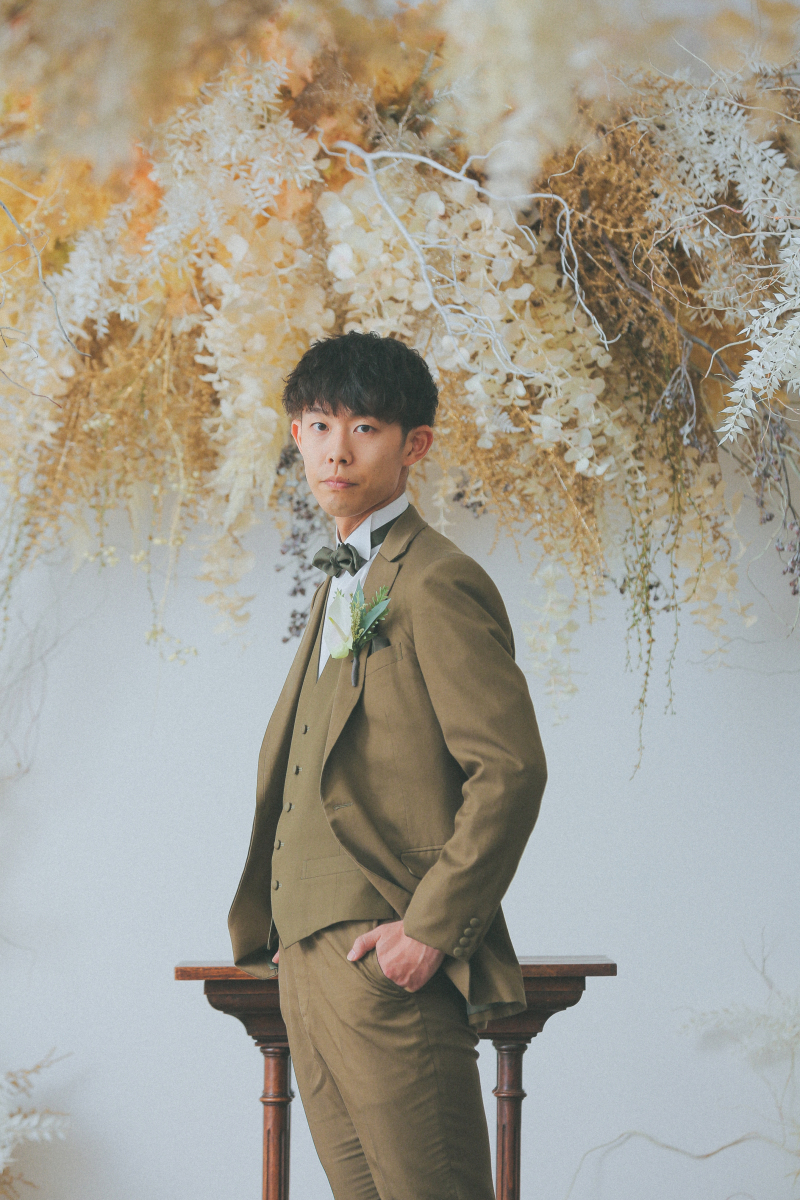 新郎様のソロカット