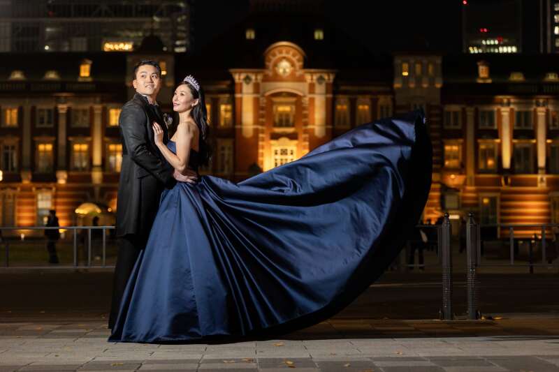 丸の内の夜景と