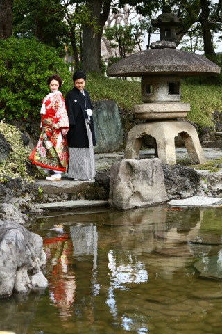 和装ロケ〜旧安田庭園〜