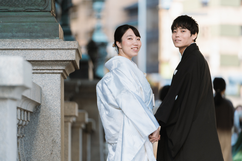 お二人で歩いていただきました！