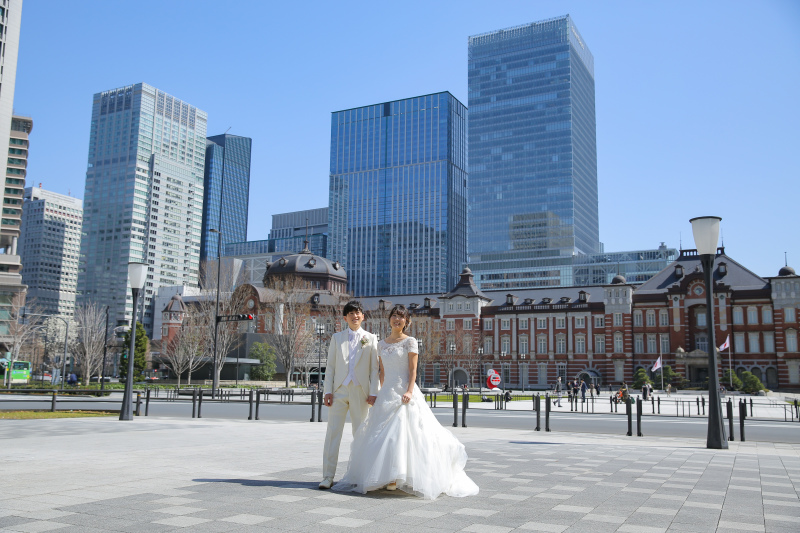 午前中の東京駅