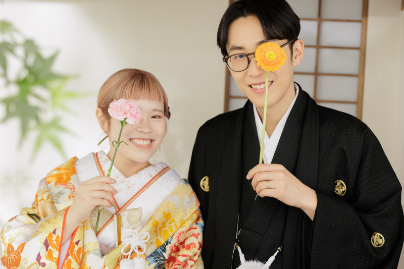 生花を持ってきてくださいました！