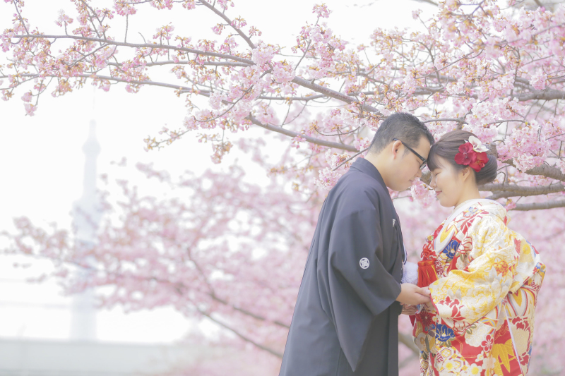 桜とスカイツリー