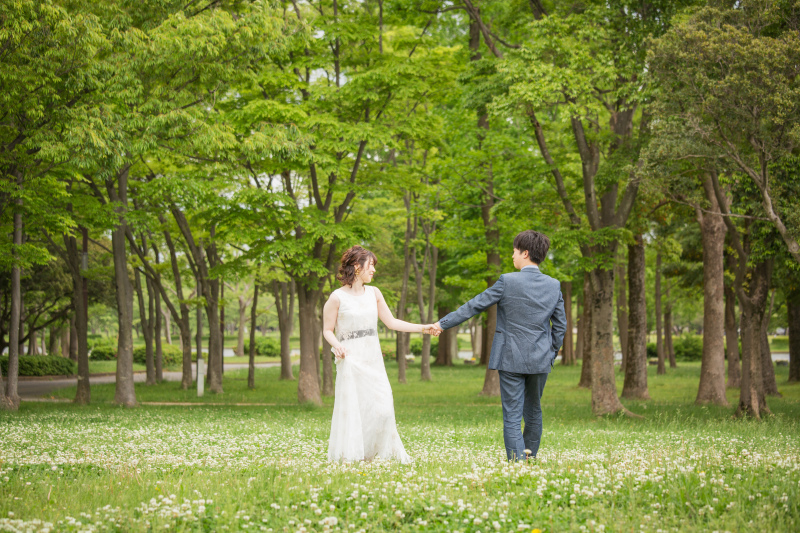 広ーい原っぱで動きながらのカット♪