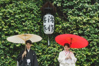 創業80余年の伝統料亭での前撮り【つきじ治作】