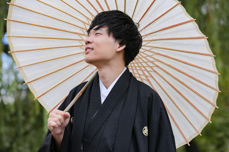 思い出の場所で和装ロケーション 7