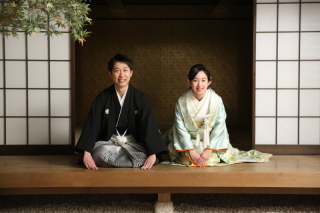 人気の和室内での撮影。