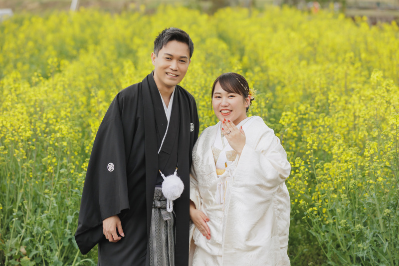 菜の花色に包まれて