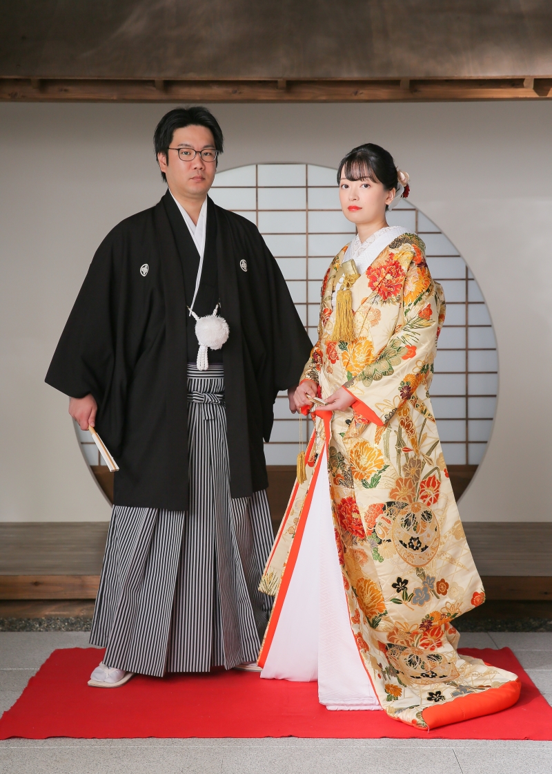 まずは和装から！