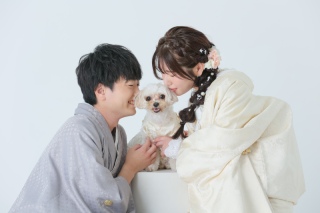 和装スタジオプラスwithわんちゃん