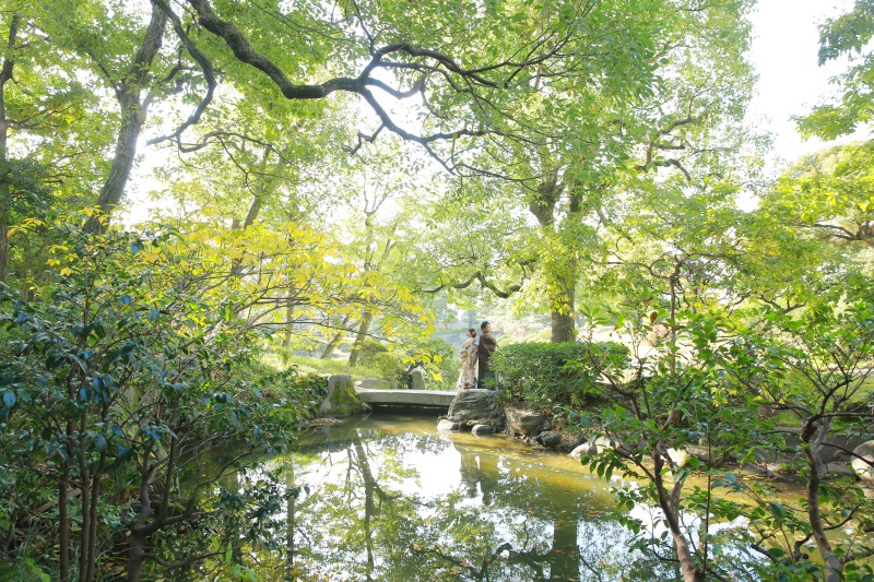和装ロケーション〜旧安田庭園〜