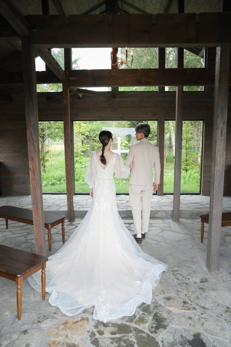 入場シーンを模して