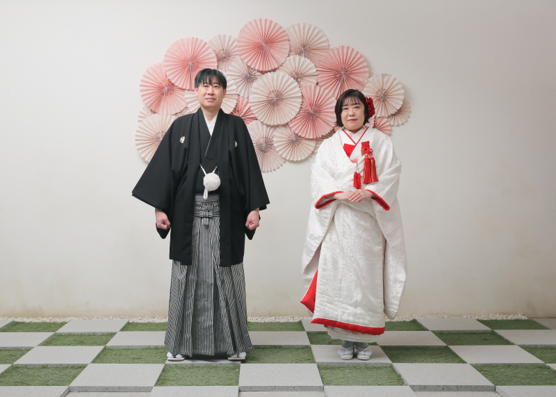 可愛いらしいペーパーファン