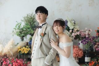 優しい光の中でハウススタジオ撮影