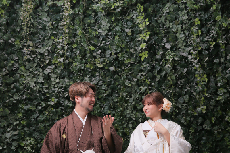 葉っぱの背景で