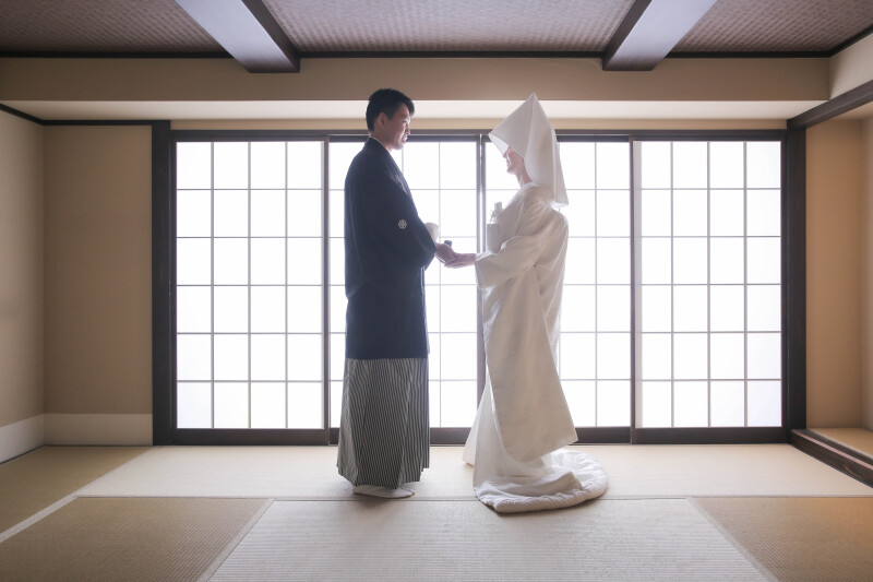 白無垢には綿帽子が素敵！