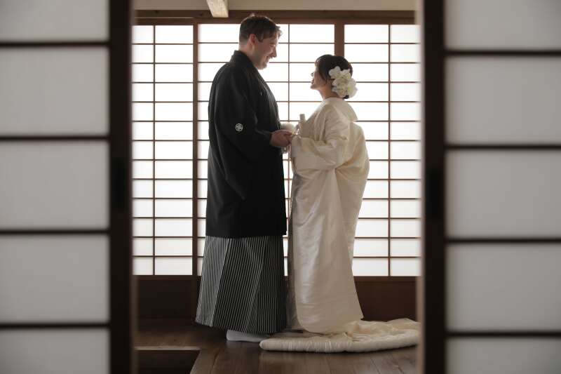 見つめ合う二人