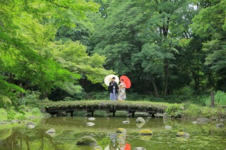 小石川後楽園にて