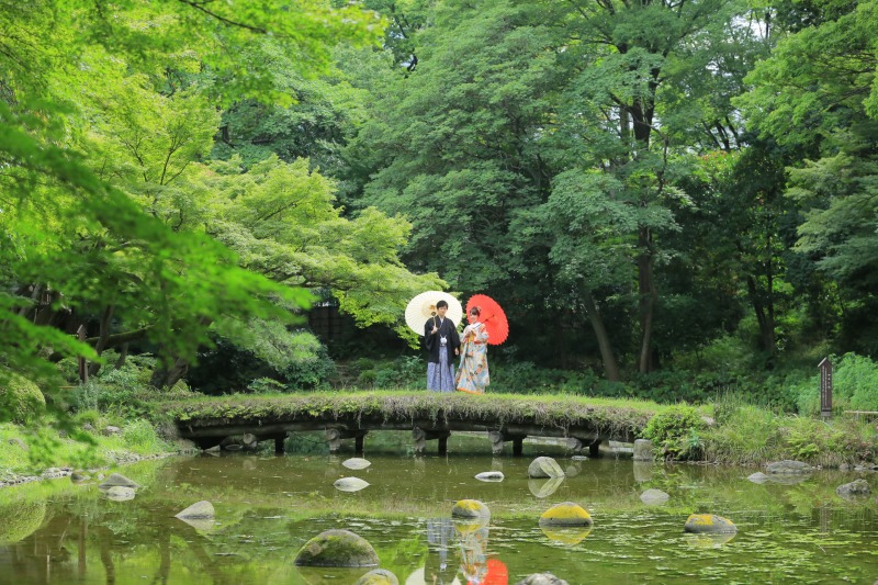小石川後楽園にて