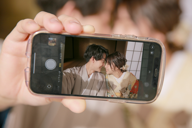 スマホを使って