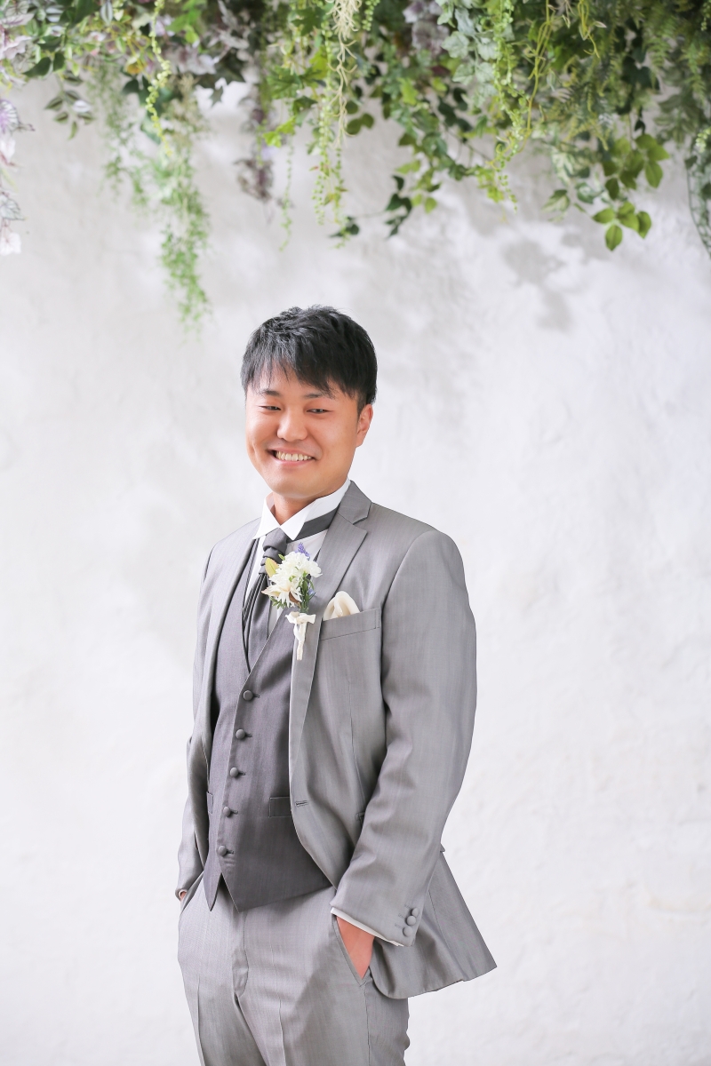 洋装新郎様ソロカット