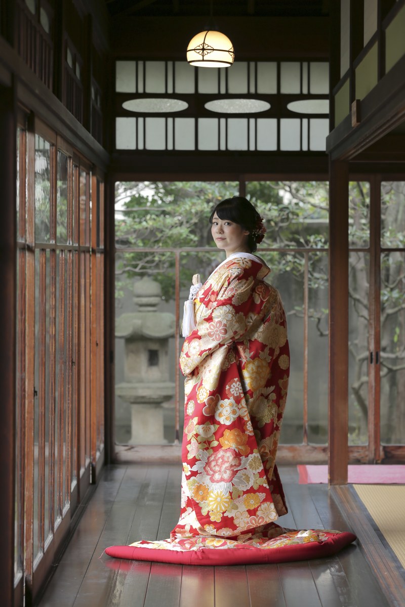 山本亭で大人な和装ロケーション