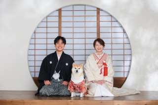 ワンちゃんと一緒の婚礼フォト！