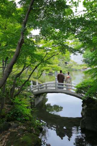 和装ロケーション和装ロケーション撮影〜旧安田庭園〜