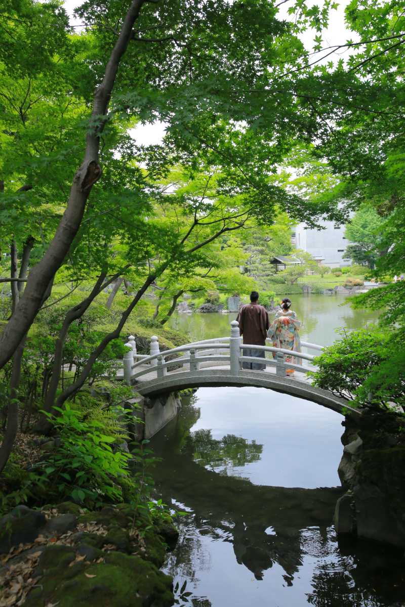 和装ロケーション和装ロケーション撮影〜旧安田庭園〜