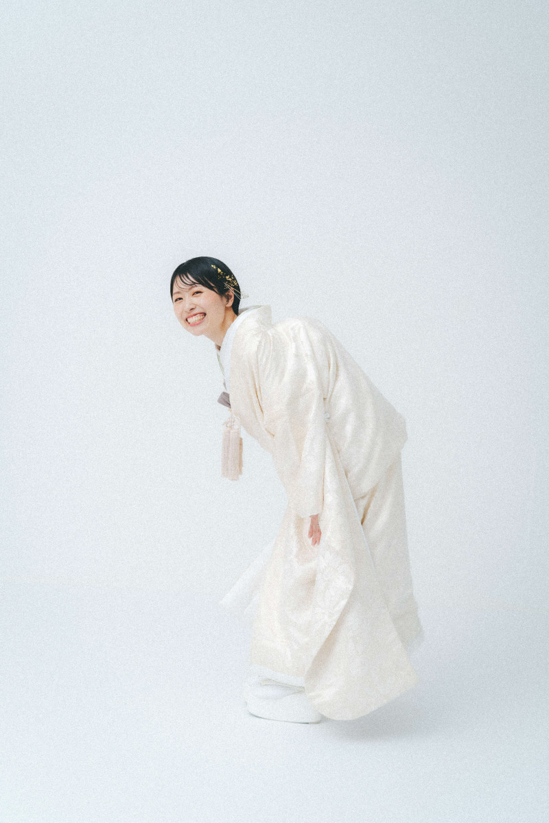 ご新婦様の背中に、、！